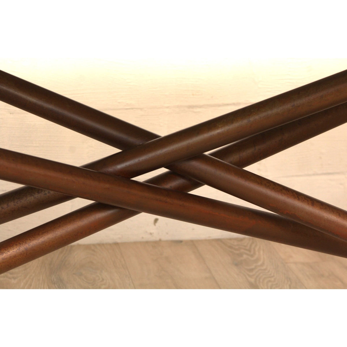 Taracea Maya Live Edge Dining Table with Sunbleached Finish Top