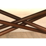 Taracea Maya Live Edge Dining Table with Sunbleached Finish Top