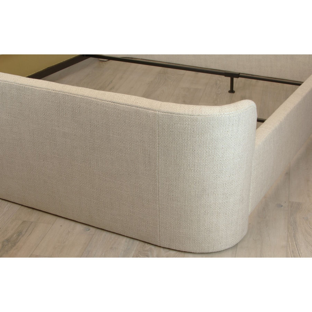 Baker Furniture Montauk California King Bed With Holly Hunt Upholstery (New Condition)