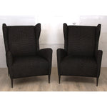 Pair of Baker Wingback Armchairs