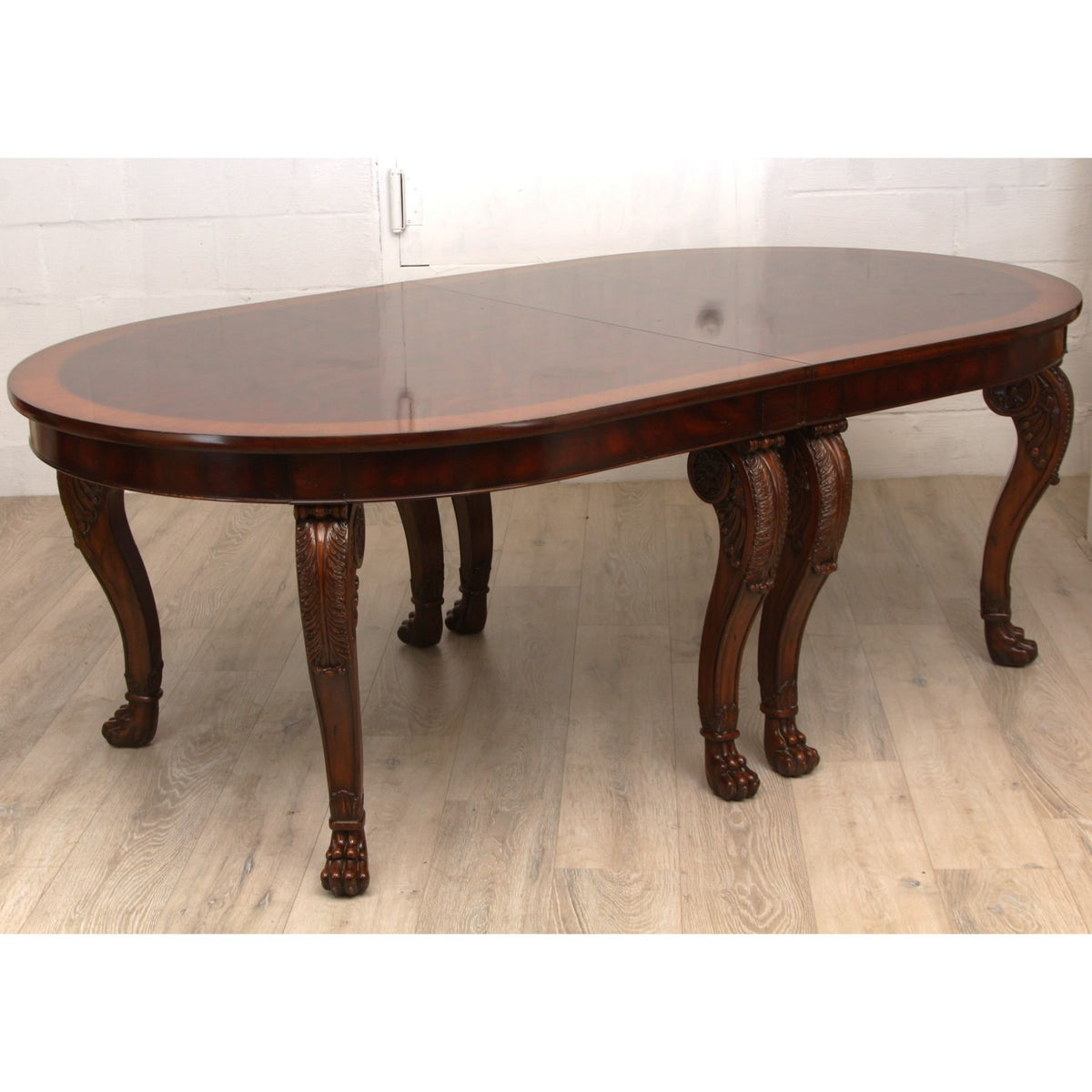 Ralph Lauren Mahogany Extendable Dining Table