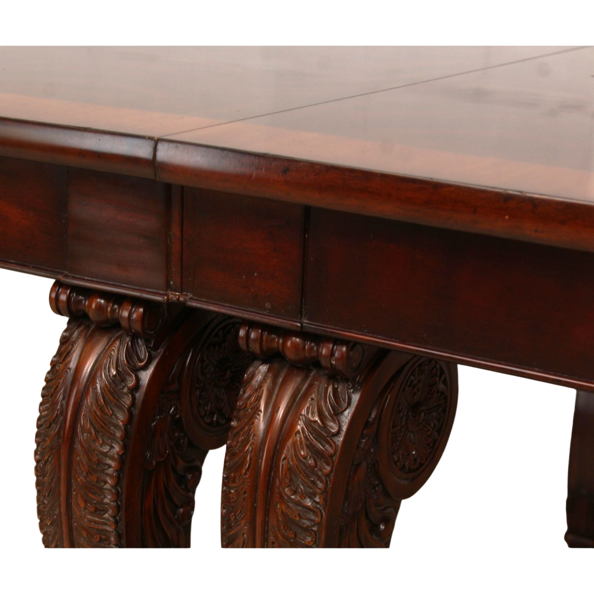Ralph Lauren Mahogany Extendable Dining Table