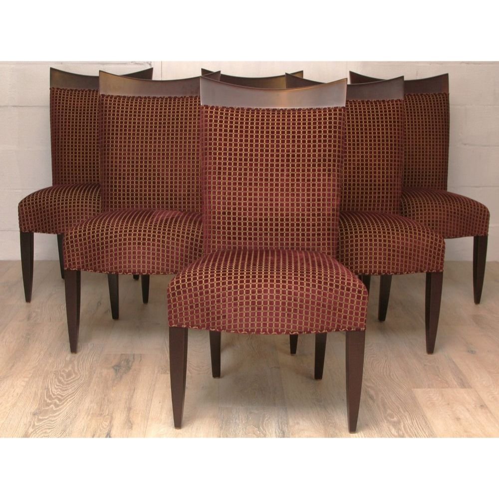 Set of 8 Donghia Dining Chairs