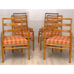 Set of 6 T.H. Robsjohn Gibbings Ladder-Back Chairs C1950s