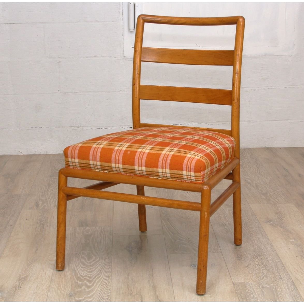 Set of 6 T.H. Robsjohn Gibbings Ladder-Back Chairs C1950s