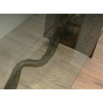 Vintage Silas Seandel Brutalist Bronze Console Table