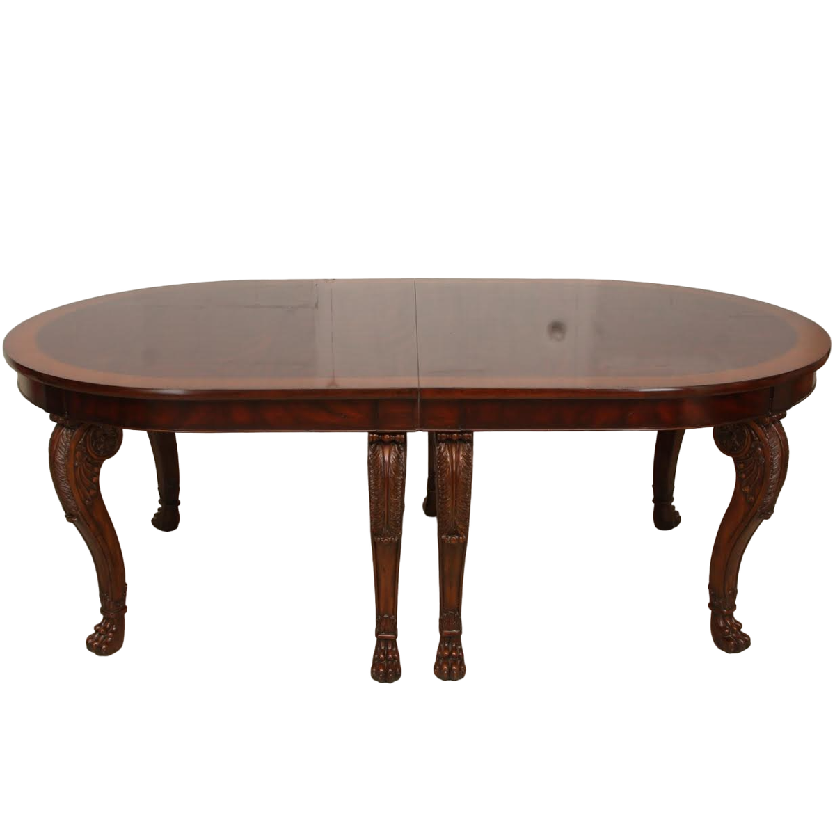 Ralph Lauren Mahogany Extendable Dining Table