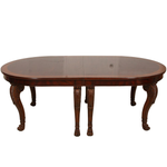 Ralph Lauren Mahogany Extendable Dining Table
